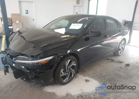 2025 Hyundai Elantra Sel Sport from USA, damaged, VIN KMHLM4DG2SU892565